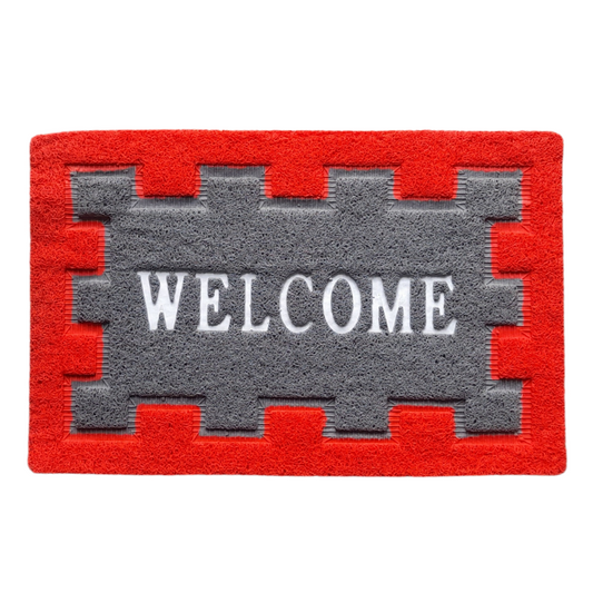 Tinyshades Solid PVC Anti Slip Welcome Printed Solid and Heavy Door Mat for Bath Room and Home Entrance ARTICLE NO HFTSDMD7M