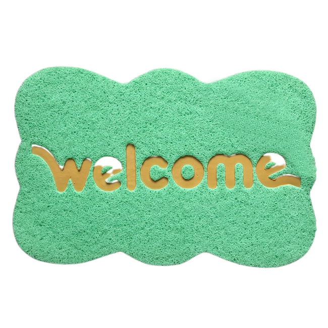 Tinyshades Solid PVC Anti Slip Welcome Printed Solid and Heavy Door Mat for Bath Room and Home Entrance ARTICLE NO HFTSDMD6M